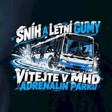 Sníh a letní gumy MHD adrenalin park