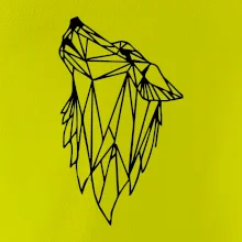 Geometrie - vlk - vyjící Geometrie - vlk - vyjící
