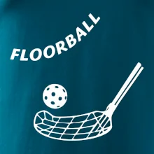 Floorball nápis šikmo