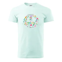 Peace and love symbol