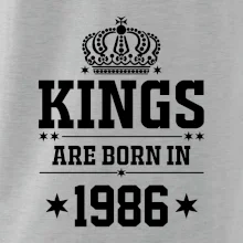 Kings are born in 1986