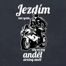 Silniční motorka - jezdím tak rychle, aby mi můj anděl strážný stačil