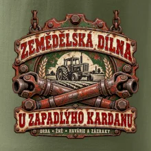Zemědělská dílna u zapadlého kardanu