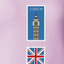 Londýn známka barevná