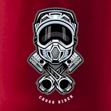 Cross rider písty helma