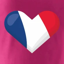 Francouzská vlajka srdce