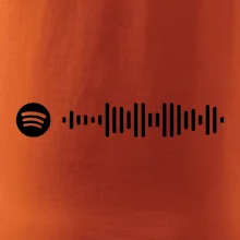 Spotify kód na prsu