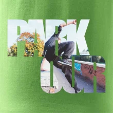 Parkour nápis ve městě