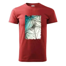 Barevné nebe - stožáry vysokého napětí