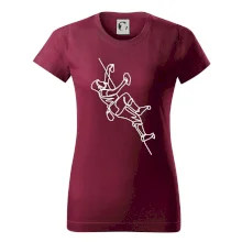 Lezecká stěna jedním tahem