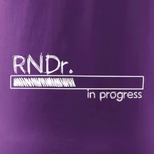 In progress titul RNDr. doktor / doktorka přírodních věd