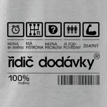 Čárový kód - řidič dodávky Čárový kód - řidič dodávky