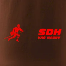 Hasičský sport SDH + váš název ČERVENÁ