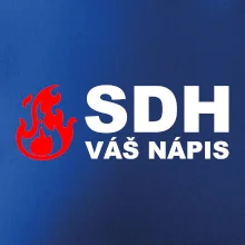 SDH nápis (oheň, název sboru - vlastní nápis)