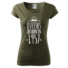 Queens are born in 1957