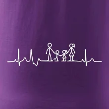 EKG rodina - kluk holka
