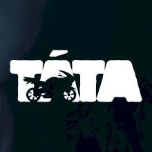 Táta nápis - motorka supersport