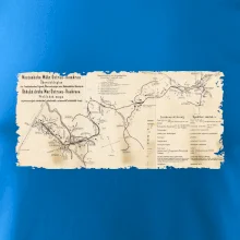 Mapa Báňské dráhy z Moravské Ostravy do Doubravy