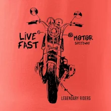 Motorka kresba live fast