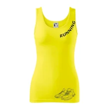 Running nápis šikmo