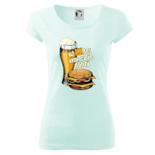 Pivo a burger vím co je dobrý