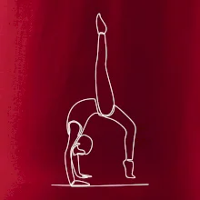 Gymnastika na rukou jedním tahem