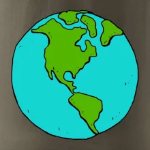 Planeta na prsu - Amerika