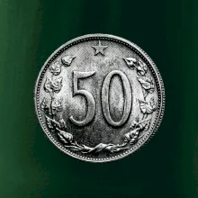 Padesátník 1963 - 1978 bez nápisu