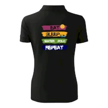 Eat sleep watter polo barevné