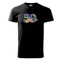 Květinové číslo kreslené - 50 Květinové číslo kreslené - 50