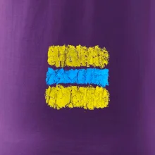 Turistická Cyklo značka - žluto modrá