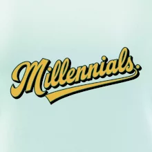 Generace Y - Millennials žlutý nápis