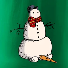 Sněhulák se spadlým nosem