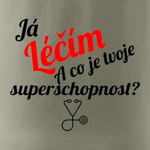 Já léčím - tvoje superschopnost? Šikmý nápis
