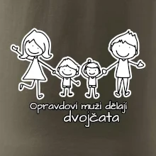 Opravdoví muži dělají dvojčata - kluk kluk