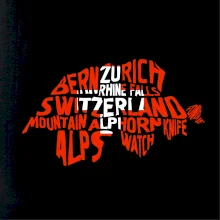 Mapy - názvy měst - Švýcarsko