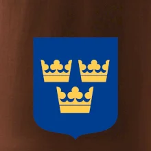 Švédský znak tři korunky velký