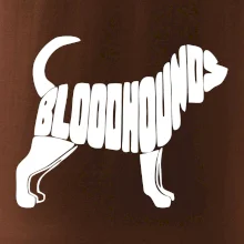 Bloodhound nápis v těle