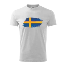 Švédská vlajka kreslená