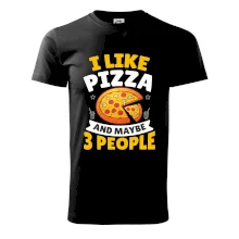 I like pizza and maybe 3 people I like pizza and maybe 3 people