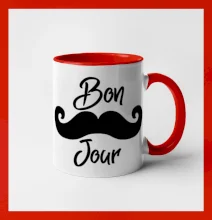Mustache Bon Jour