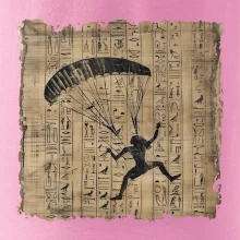 Egyptské hieroglyfy paraglide