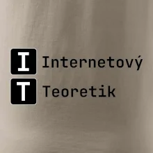 IT Nápis Internetový Teoretik