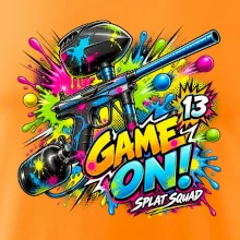Barevná exploze game on paintball