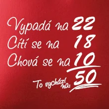 Vypadá, cítí se, chová se - 50 let