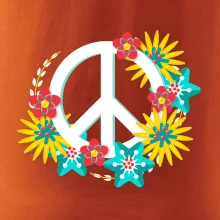 Peace symbol abstraktní