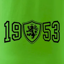 Narozeninový motiv - znak - 1953