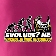 Evoluce vrchol je řidič autobusu