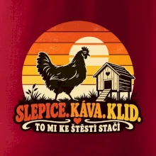 Slepice káva klid a pohoda