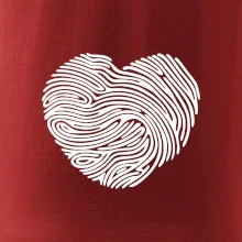 Otisk prstu srdce